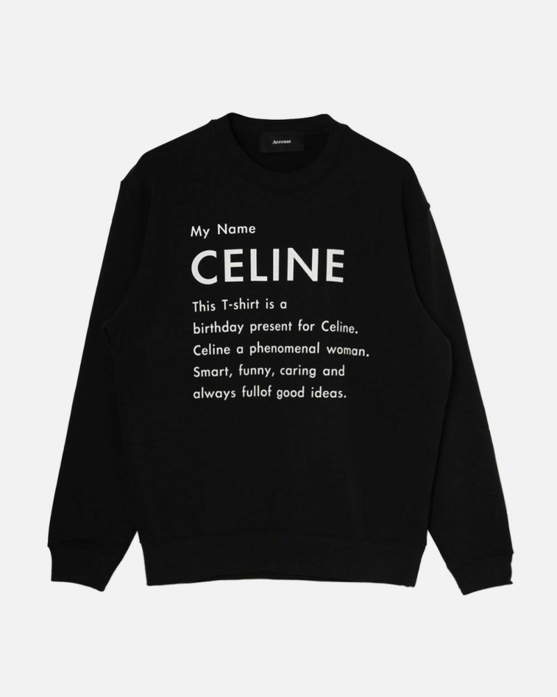CE MY NAME スウェット トレーナー