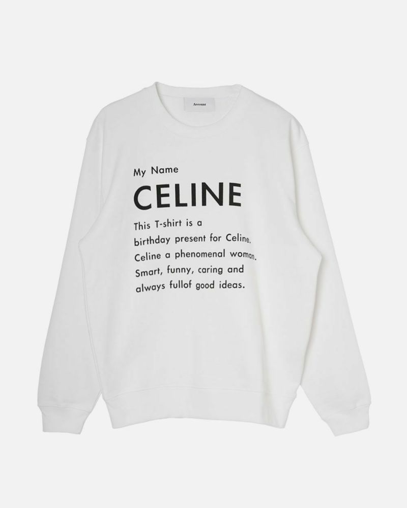 CE MY NAME スウェット トレーナー