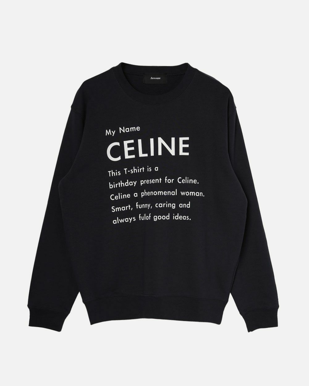 CE MY NAME スウェット トレーナー