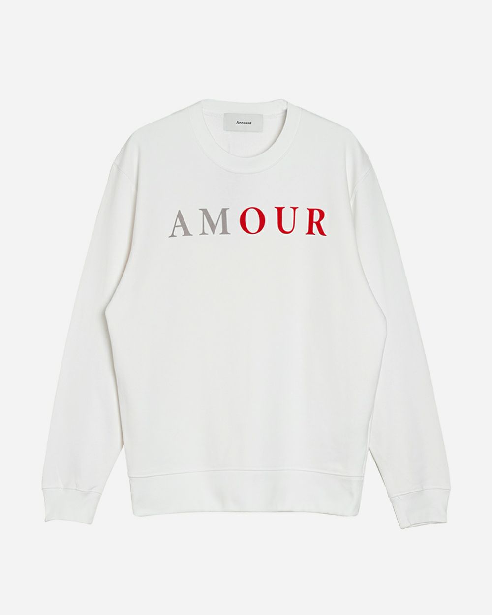AMOUR LOGO スウェット トレーナー