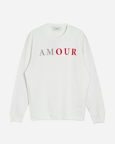AMOUR LOGO スウェット トレーナー