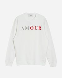AMOUR LOGO スウェット トレーナー
