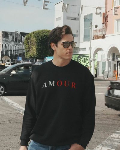 AMOUR LOGO スウェット トレーナー