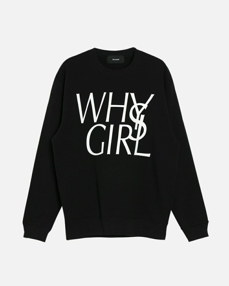 WHY GIRLS スウェット トレーナー