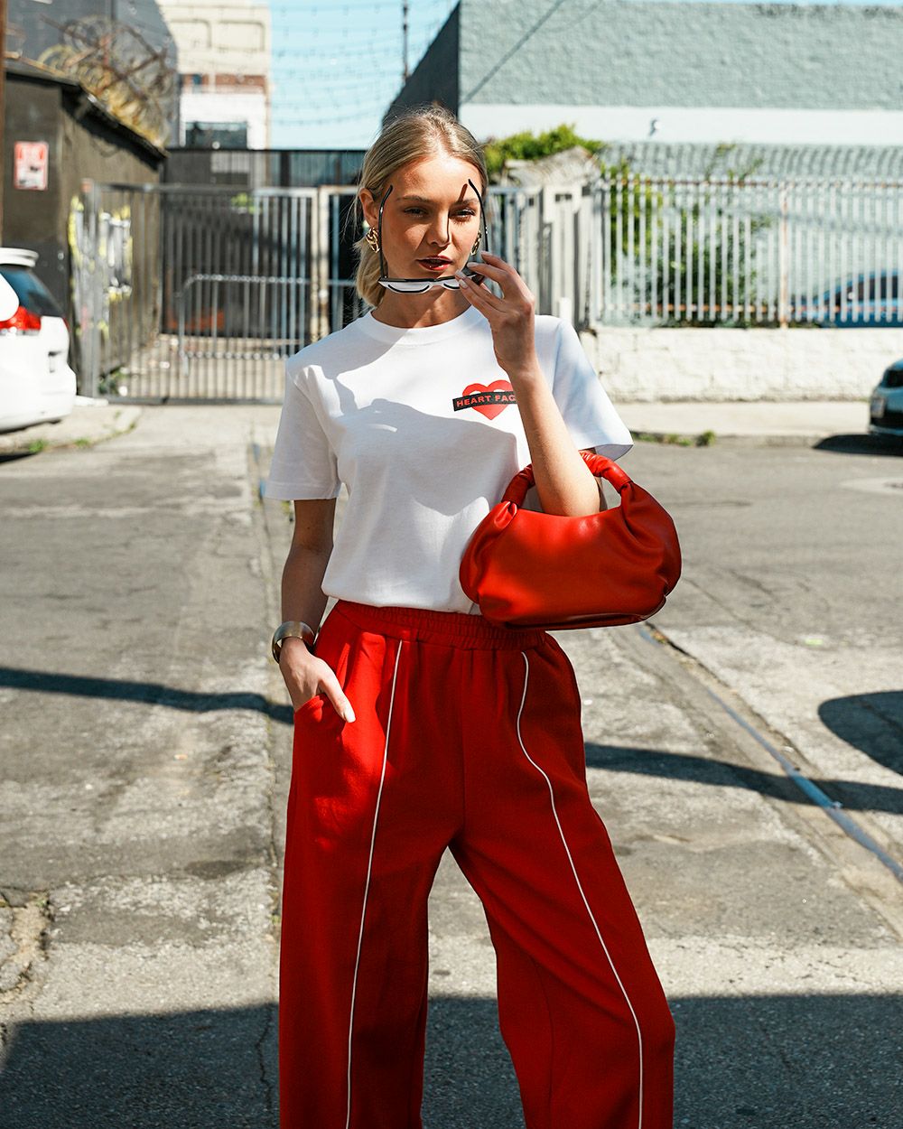 HEART FACE Tシャツ