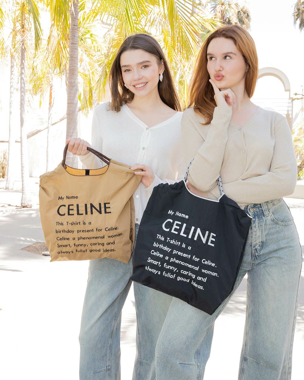 【Account PARIS】MY NAME CE TOTE BAG ◇モカ◇ Account PARIS】MY NAME CE TOTE BAG ◇モカ Account PARIS】MY